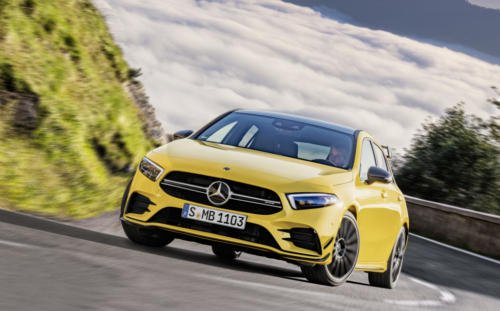 Der neue Mercedes-AMG A 35 4MATIC: Neuer Einstieg in die Welt der Driving PerformanceThe new Mercedes-AMG A 35 4MATIC: New entry-level model opens up the world of driving performance