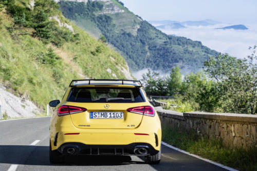 Der neue Mercedes-AMG A 35 4MATIC: Neuer Einstieg in die Welt der Driving PerformanceThe new Mercedes-AMG A 35 4MATIC: New entry-level model opens up the world of driving performance